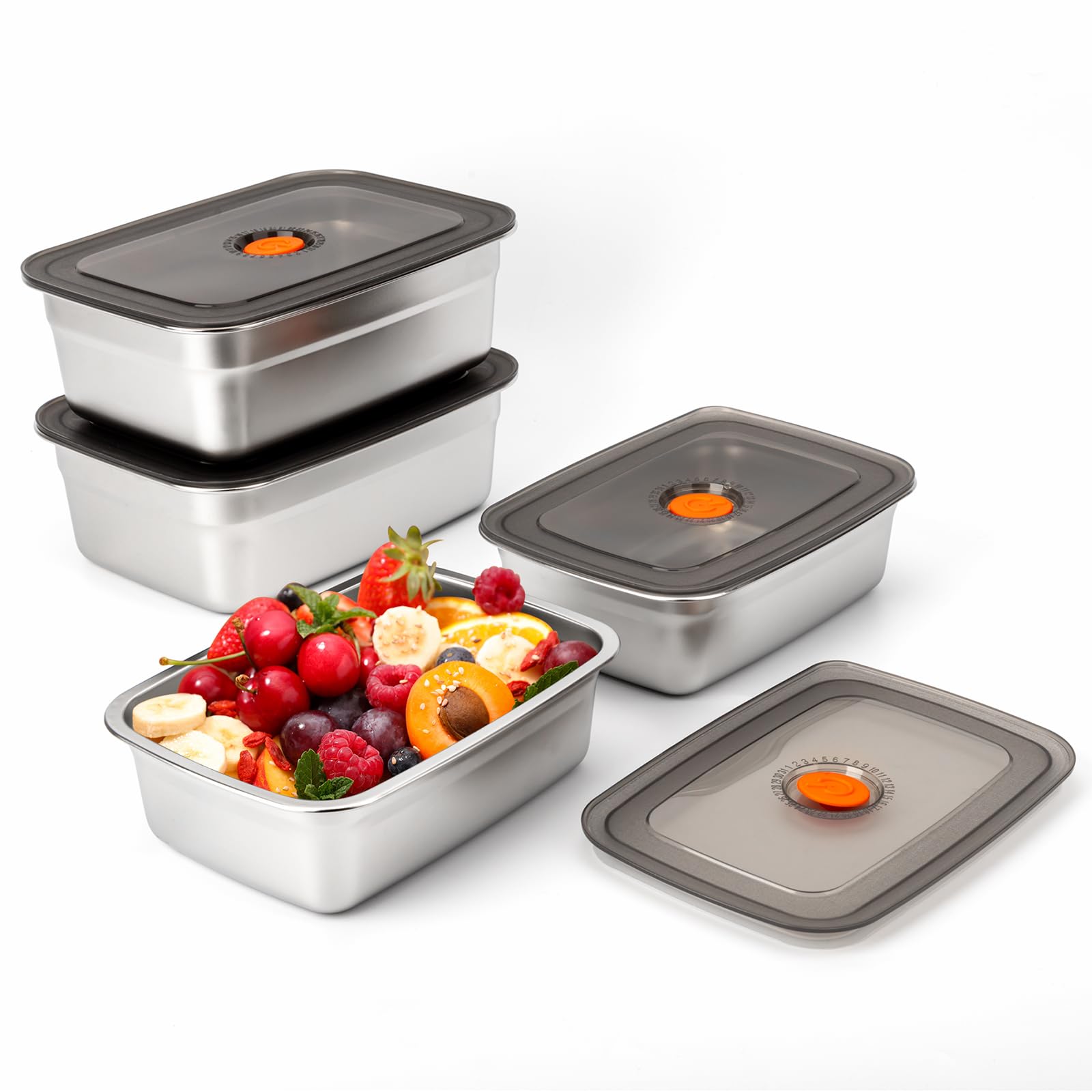 Stainless Bento Box - Roestvrijstalen campinglunchbox Verzegelde lekvrije Bento Box