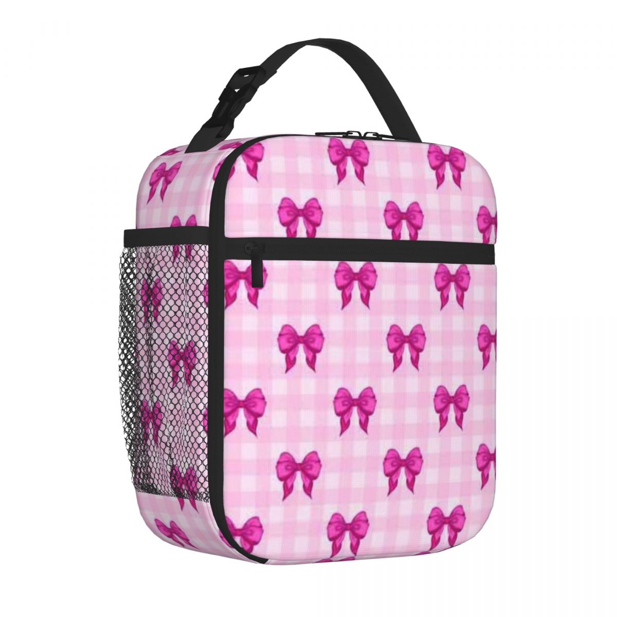 Meal Prep Fit - Bestverkochte roze coquette strik gingham slim