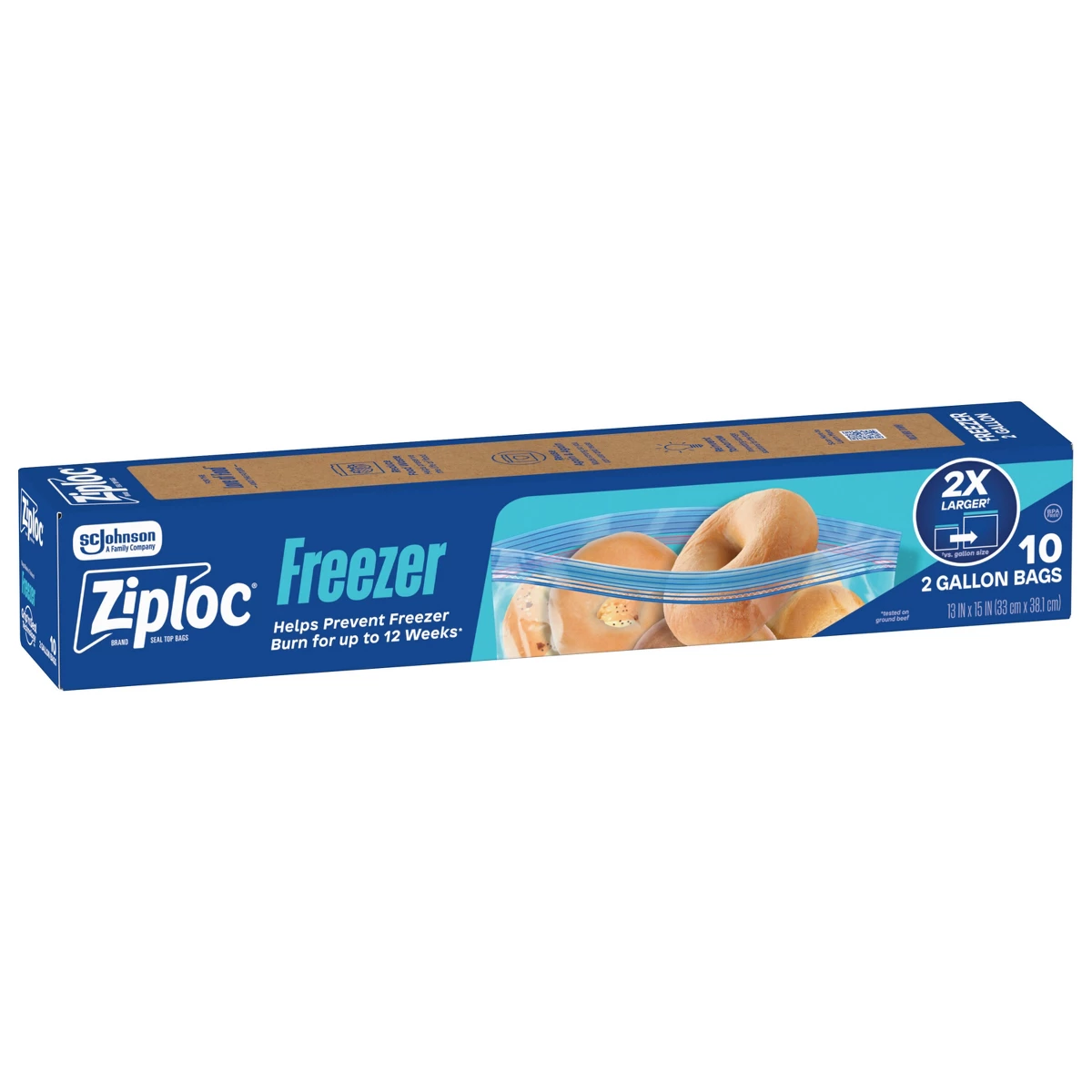 Meal Prep Ziploc - Ziploc 2-gallon diepvrieszakken voor voedselopslag en