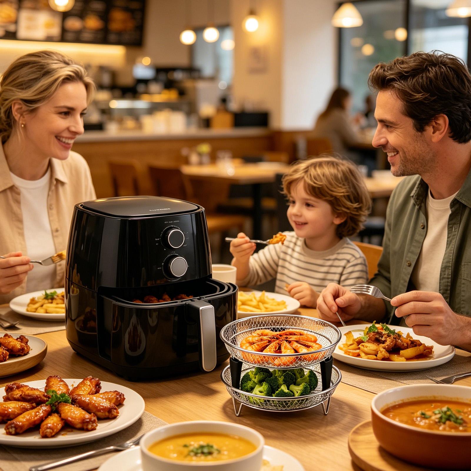 Airfryermandje van roestvrij s - Meal Prep Chef recensie en prijs