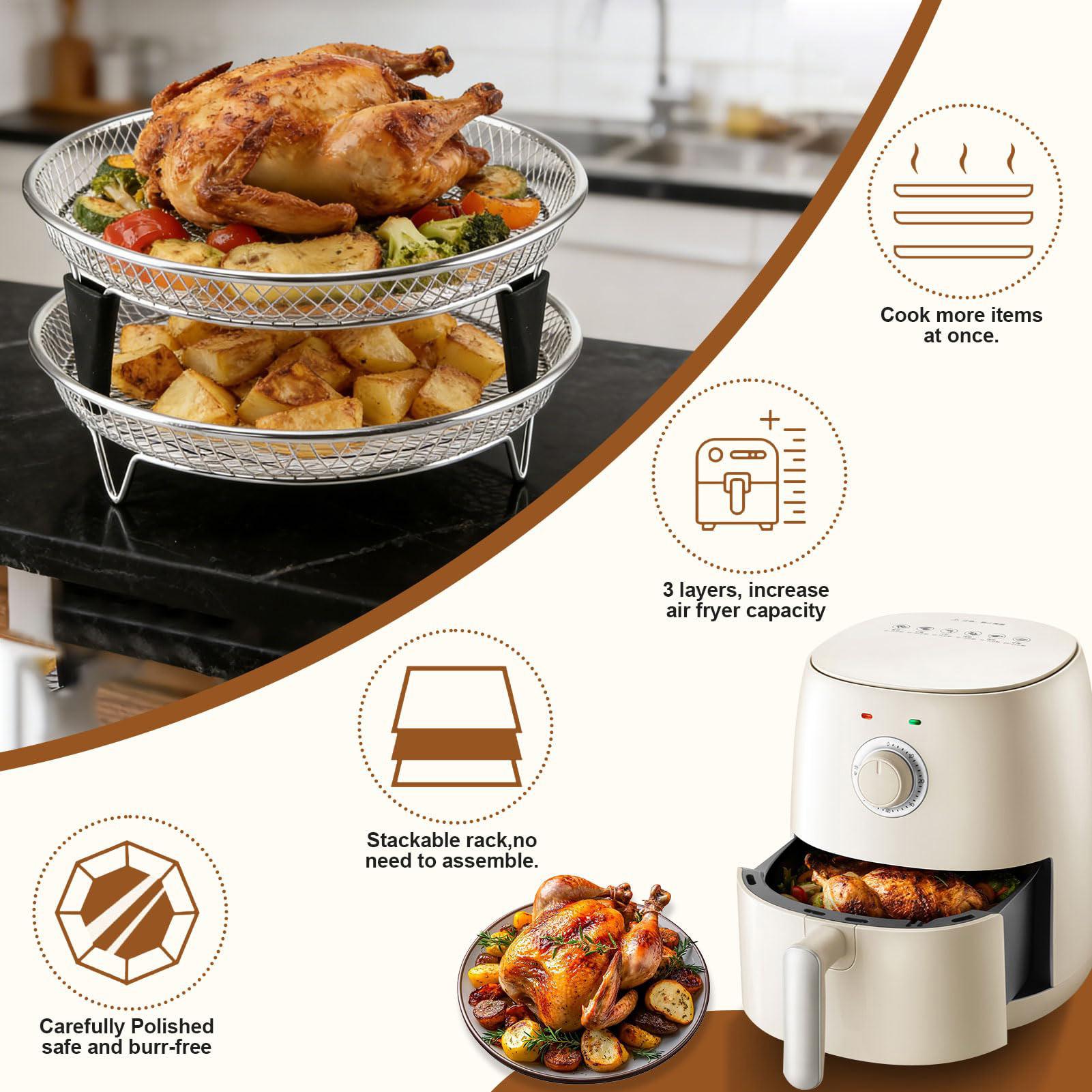 Airfryermandje van roestvrij s - Meal Prep Chef recensie en prijs