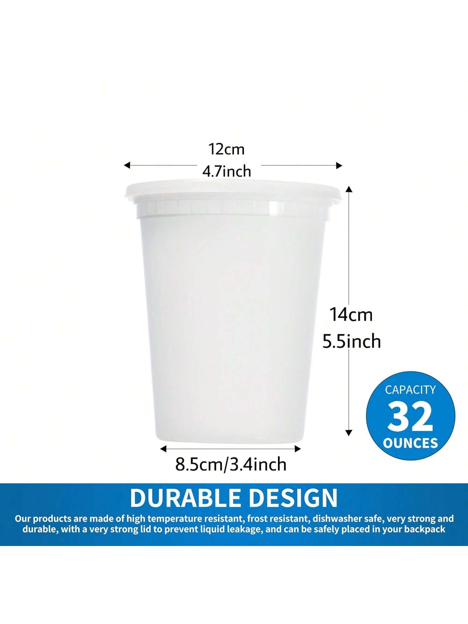 24Pack 32Oz Deli Containers Me - Meal Prep Soup recensie en prijs