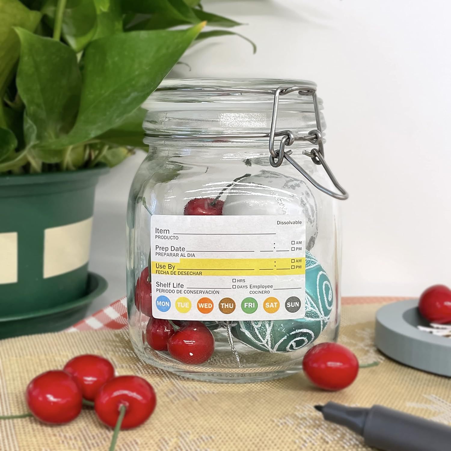 250 Stuks/Roll Voedsel Datumla - Meal Prep Chef recensie en prijs