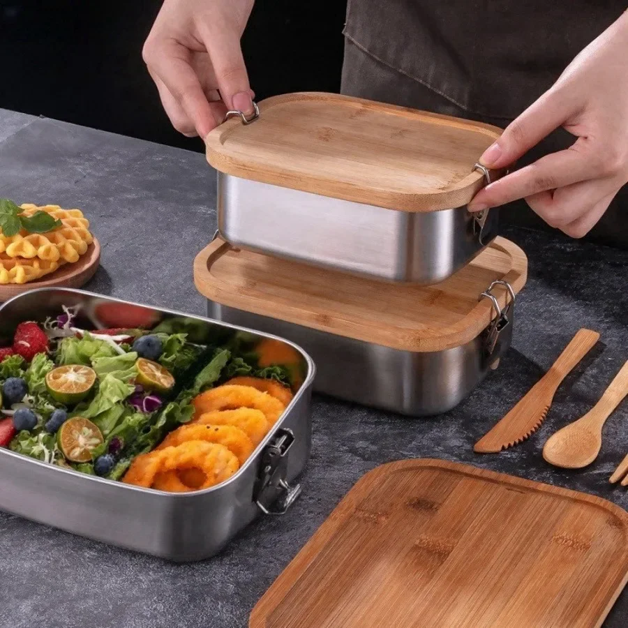 Nieuwe 304 roestvrijstalen lun - Stainless Bento Box recensie en prijs