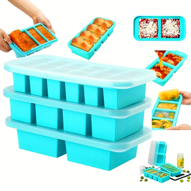 2 of 3-delige siliconen vriesb - Meal Prep Chef recensie en prijs
