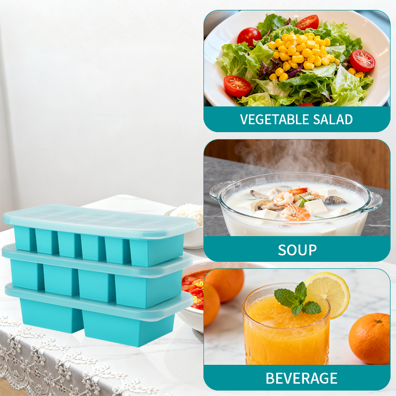 2 of 3-delige siliconen vriesb - Meal Prep Chef recensie en prijs