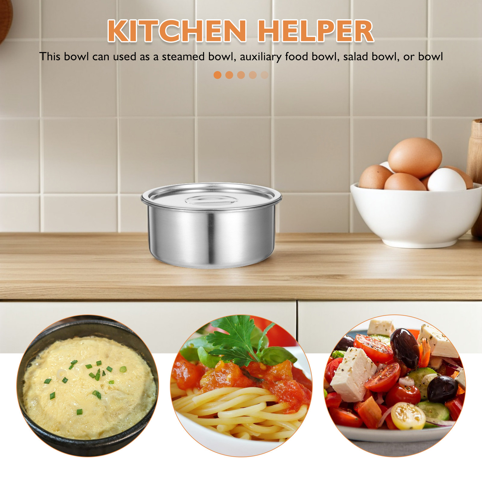 Roestvrijstalen gestoomde eier - Meal Prep Soup recensie en prijs