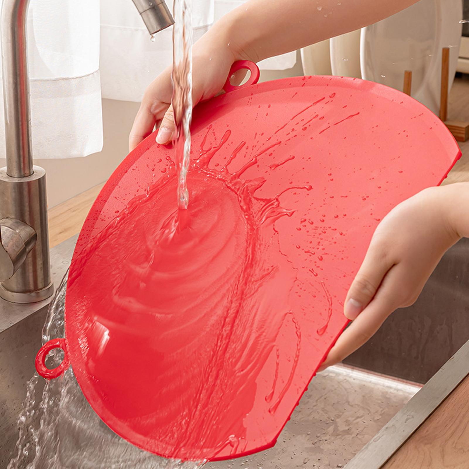 Snijplank met afvoer D-vormige - Food Prep Mat recensie en prijs