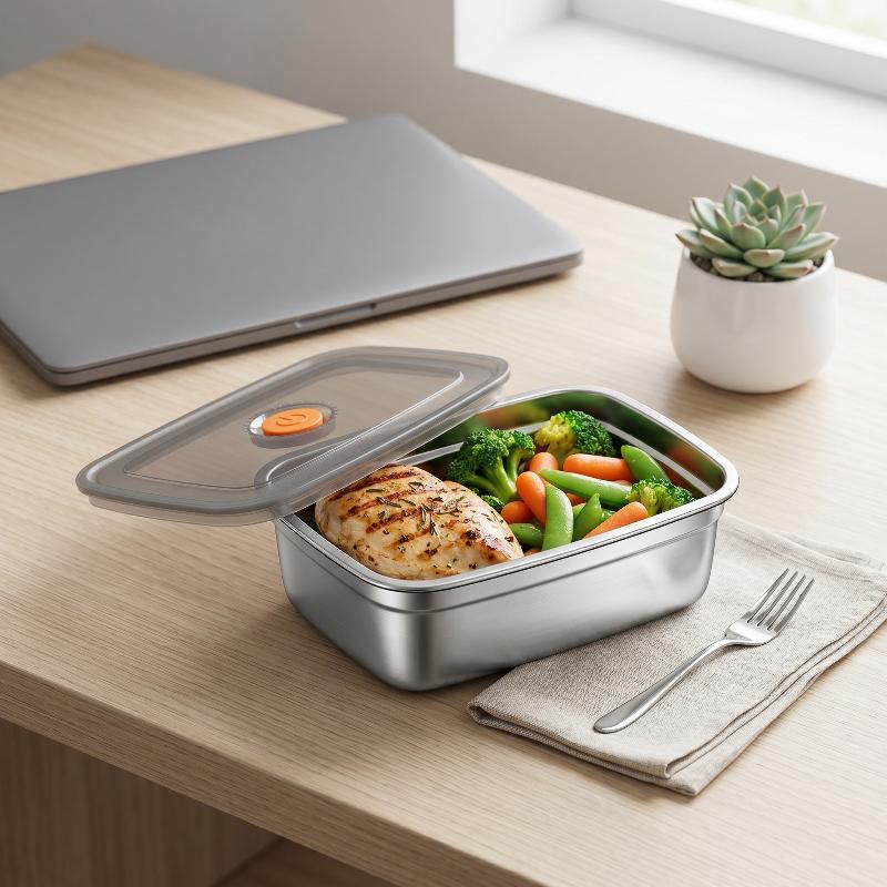 Roestvrijstalen campinglunchbo - Stainless Bento Box recensie en prijs