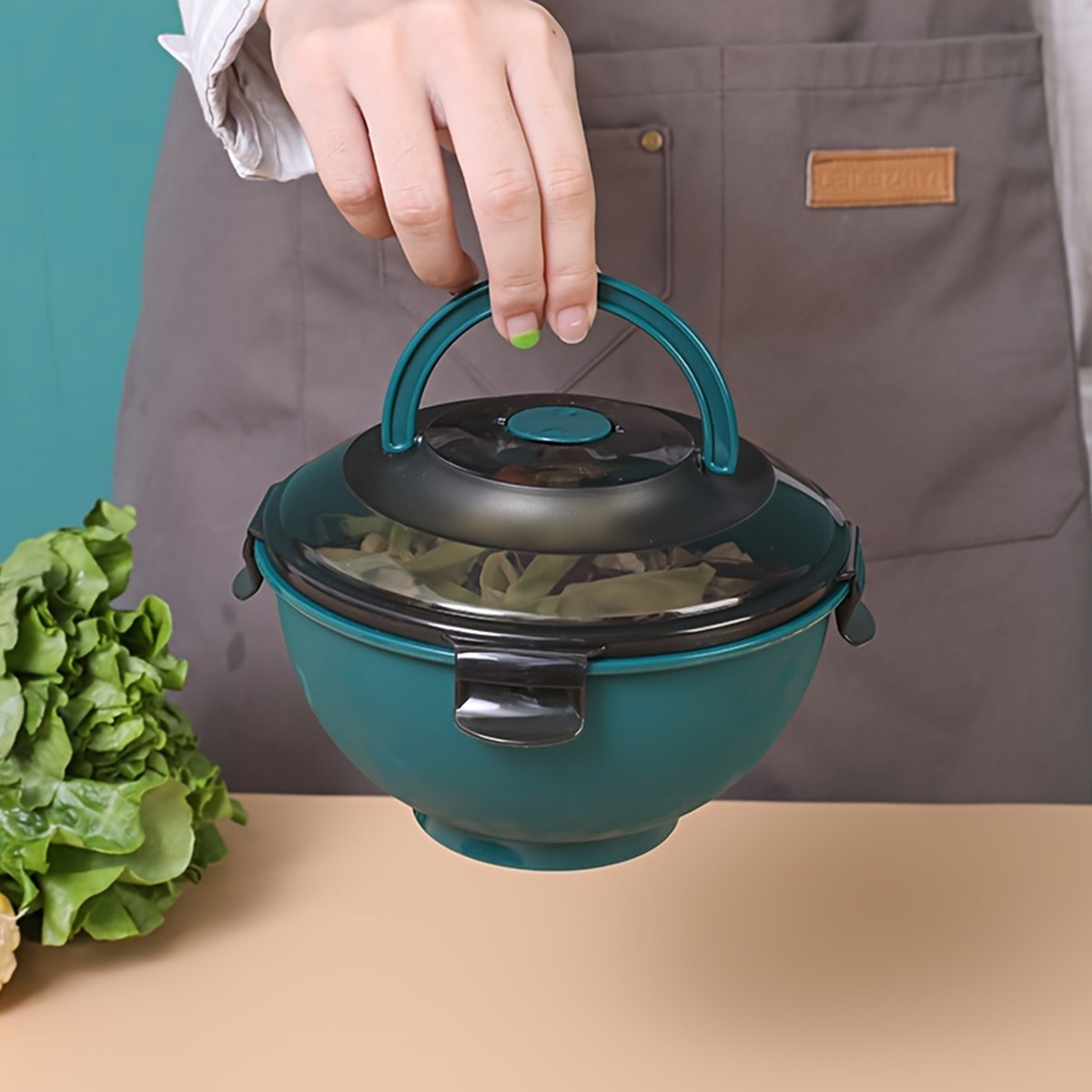 Draagbare Salade Noodle Soepko - Meal Prep Soup recensie en prijs