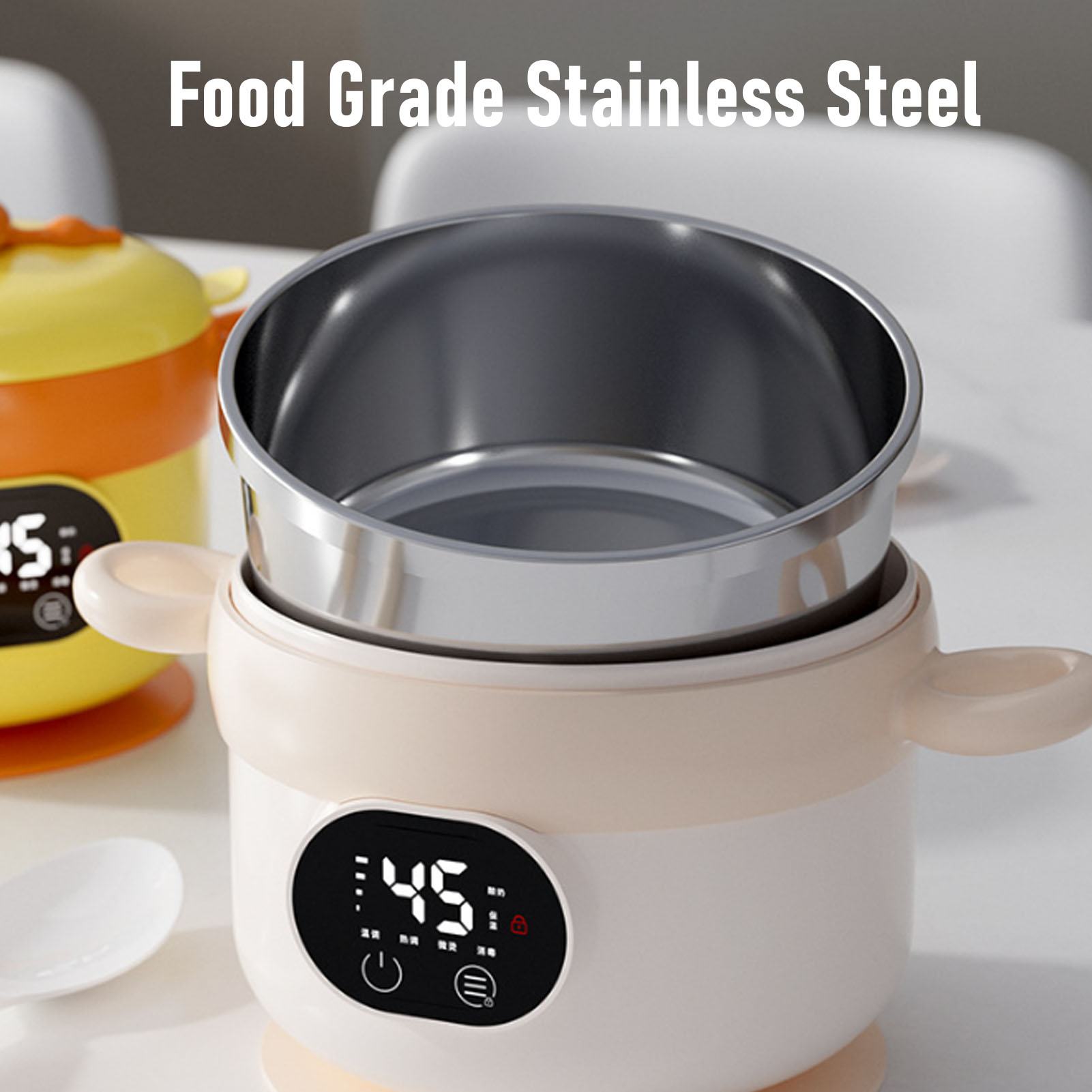 Voedselverwarmerkom Elektrisch - Stainless Bento Box recensie en prijs
