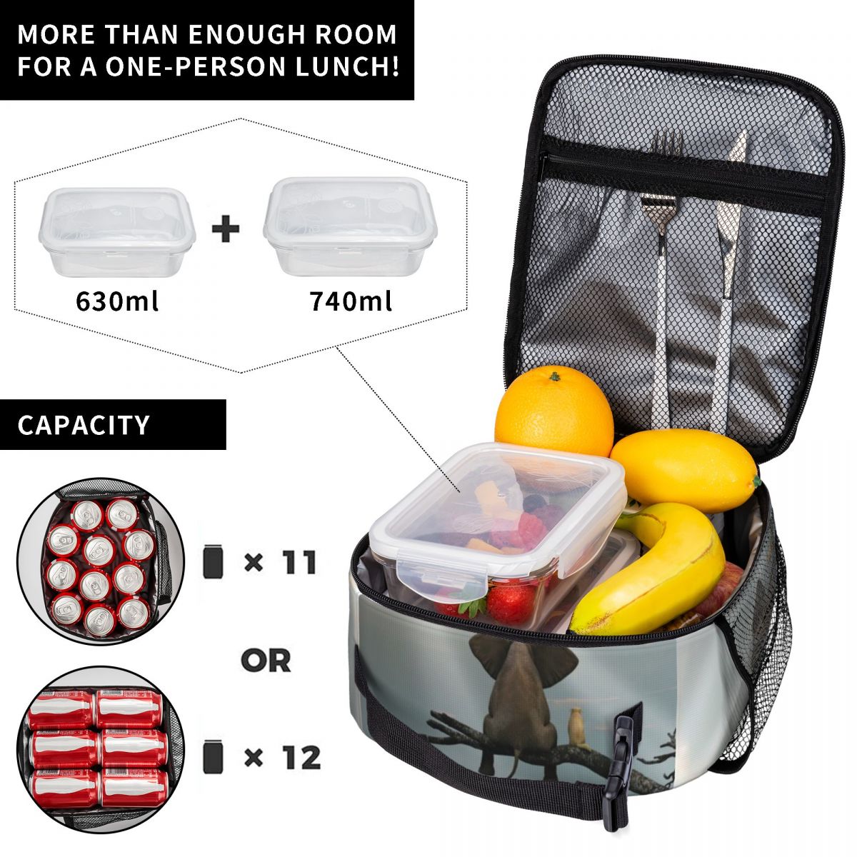 Bestverkochte tas met olifant  - Meal Prep Fit recensie en prijs