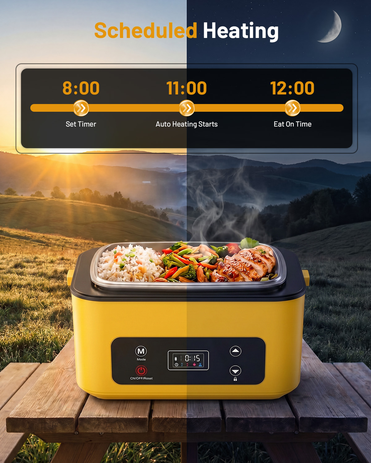 TaskStar Draagbare Verwarmde L - Stainless Bento Box recensie en prijs