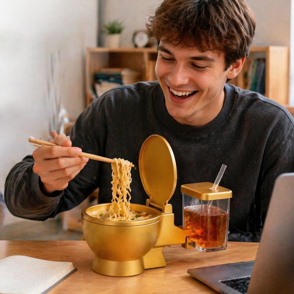Toiletvormige ramenkomset, ing - Meal Prep Soup recensie en prijs