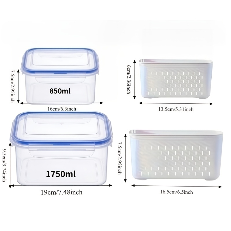 4-delige set lekbestendige voe - Meal Prep Chef recensie en prijs