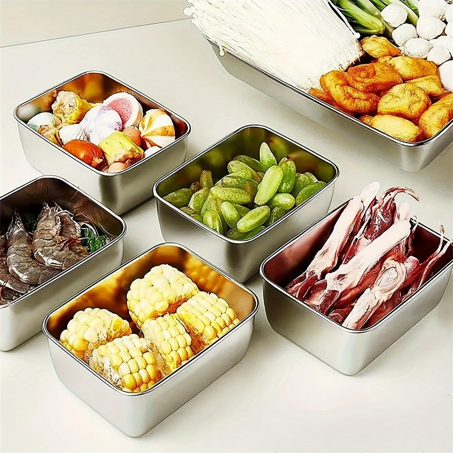 1/3/5 Stuks Rvs Voedsel Opberg - Stainless Bento Box recensie en prijs