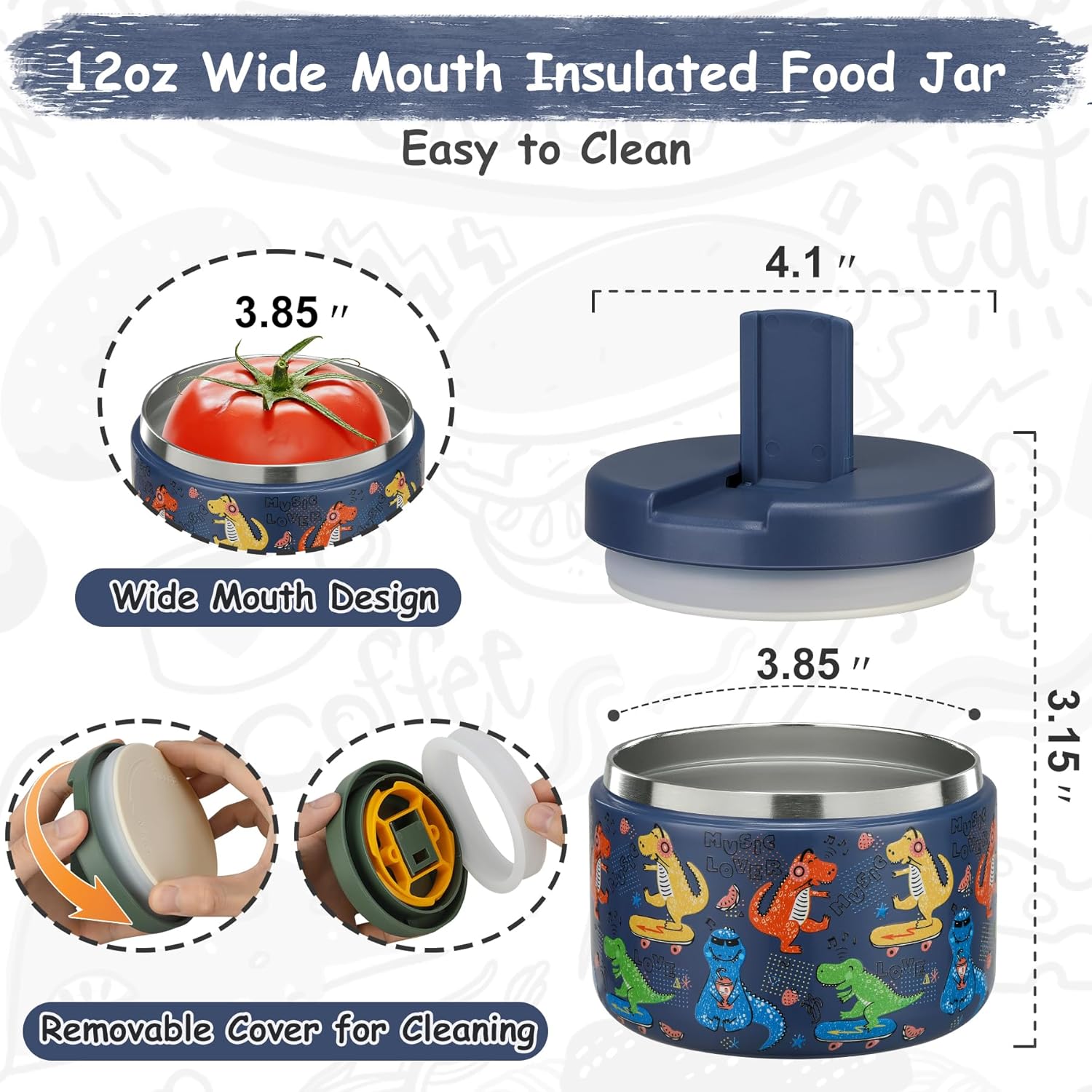 12oz Geïsoleerde Vacuüm Voedse - Meal Prep Soup recensie en prijs