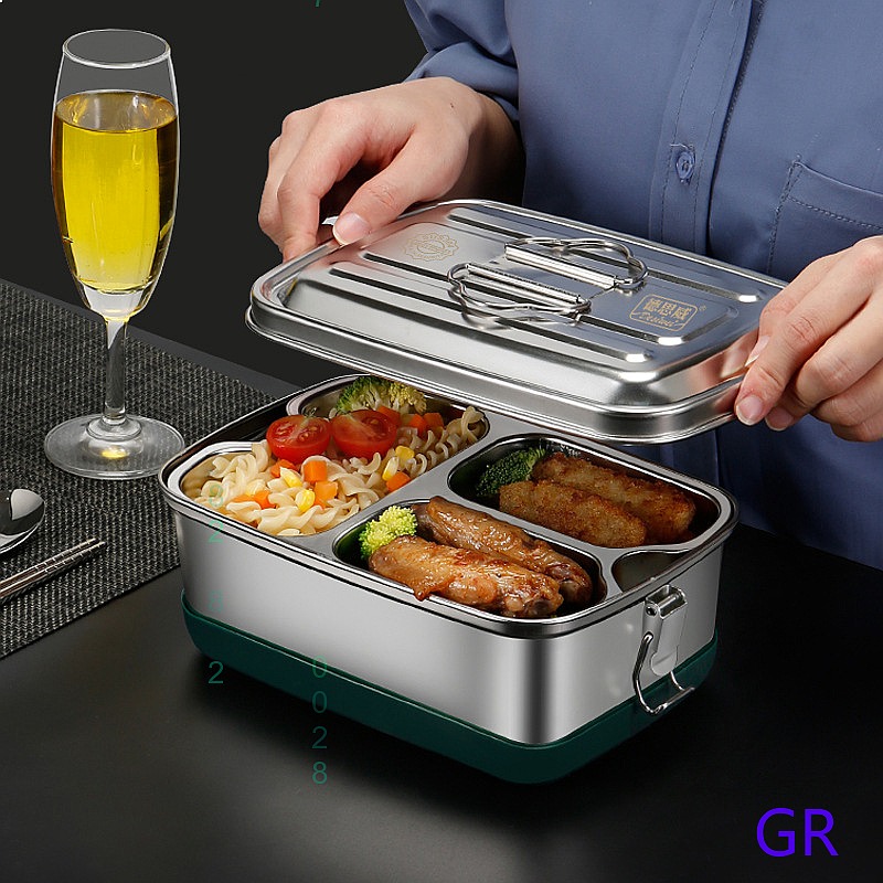 304 roestvrijstalen lunchbox,  - Stainless Bento Box recensie en prijs